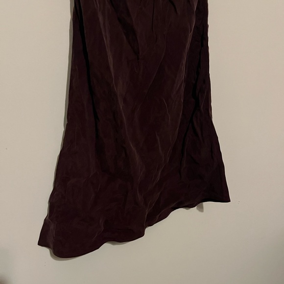 AG Adriano Goldschmied Burgundy Sueded Slip Dress Size Small - Picture 7 of 9